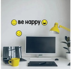 Αυτοκόλλητα Τοίχου Βινυλίου S Be Happy 59518 Ango-59518-Πολύχρωμο 59518