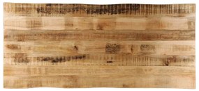 vidaXL Επιφάνεια Τραπεζιού 140x60x3,8 εκ. Live Edge Μασίφ Ξύλο Μάνγκο