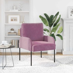 vidaXL Καναπέδες με μαξιλάρι 55cm Μοβ Κόντρα πλακέ