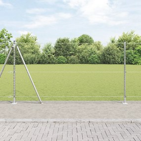 vidaXL Φράκτης Hexagon 1.2x10 μ Γαλβανισμένος Χάλυβας