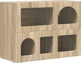 vidaXL Πλαϊνό γραφείο ELST Δρύς Sonoma 80.5 x 35 x 59 εκ.