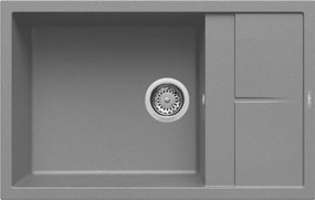 Elleci Unico 310 - Νεροχύτης Κουζίνας Γρανίτη 78x50 - Titanium