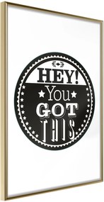 Αφίσα - You Got This - 20x30 - Χρυσό - Χωρίς πασπαρτού