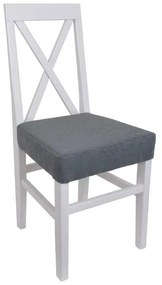 Dining Chair TX Fylliana White - Light Blue 43*44*98 cm