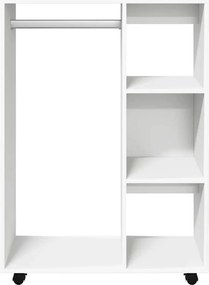 vidaXL Ντουλάπα Λευκή 80 x 40 x 110 εκ. από Επεξ. Ξύλο