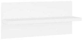 Ραφιέρες Τοίχου 4 τεμ. Λευκές 40 x 11,5 x 18 εκ. Μοριοσανίδα - Λευκό