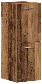 vidaXL Σετ Επίπλων Μπάνιου με πόρτα 4 pcs Παλιό Ξύλο 41 x 38.5 x 46 cm