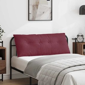 vidaXL Μαξιλάρι Πλάτης Κόκκινο 120 x 19 x 50 εκ ύφασμα