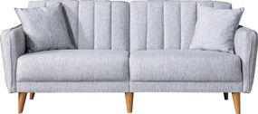 3-Seat Sofa-Bed Aqua - Grey Grey