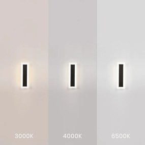 LED Απλίκα Εξωτερικού Χώρου Wow 30cm 10W 3-CCT Μαύρο