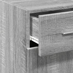 vidaXL Ντουλάπι Γκρι Sonoma 30x42,5x93 εκ. από Επεξεργασμένο Ξύλο