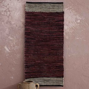 Χαλί Διαδρόμου (60x130) Nima Ziggy Wine Red