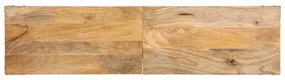 vidaXL Τραπέζι Κονσόλα 140x35x70 εκ. από Μασίφ Ξύλο Μάνγκο