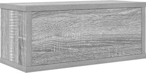 vidaXL Ράφι Αποθήκευσης CDs 2 τμχ. Γκρι Sonoma 40 x 17 x 17 εκ.