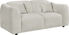 ΚΑΝΑΠΕΣ 2-ΘΕΣΙΟΣ JUNOA HM3334.02 ΕΚΡΟΥ ΥΦΑΣΜΑ 172x89x85Υεκ