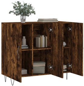 vidaXL Ντουλάπι Καπνιστή Δρυς 90x34x80 εκ. Επεξεργασμένο Ξύλο