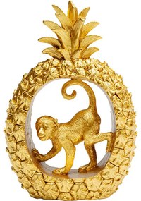 Διακοσμητικό Μαϊμού σε Ανανά Χρυσό 23εκ. 44696x6x44703εκ - Χρυσό