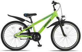 Nevada 24 Inch Junior Rim Brakes Neon GreenAltec