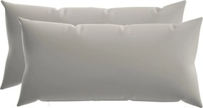 vidaXL Κάλυμμα Μαξιλαριού 2 pcs HEERLEN Γκρι 40 x 80 cm Πολυεστέρας