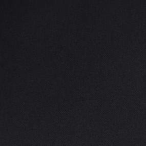 vidaXL Καρέκλα Τραπεζαρίας Περιστρεφόμενη Μαύρη Υφασμάτινη