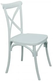 DESTINY Καρέκλα Πολυπροπυλένιο (PP) Άσπρο 48x55x91cm Ε377,1