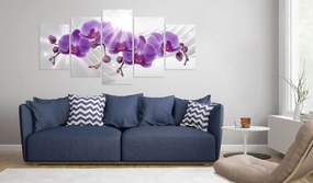 Πίνακας - Abstract Garden: Purple Orchis 100x50