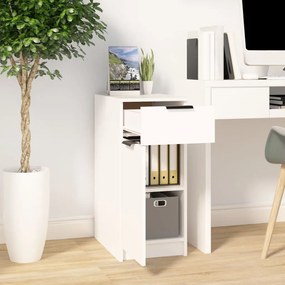 vidaXL Ντουλάπι Γραφείου Λευκό 33,5x50x75 εκ. Επεξεργ. Ξύλο