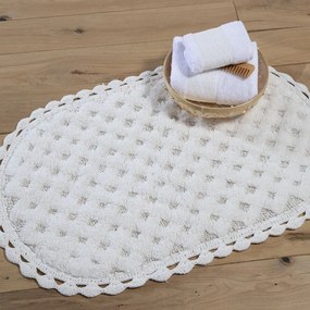 Ταπέτο Μπάνιου Touch Ecru Nef-Nef 55X85 100% Cotton