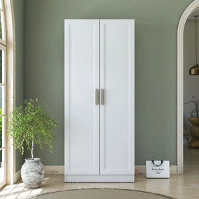 Ντουλάπα Λευκό BROCRA 90x57.5x210