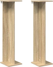 vidaXL Βάση φυτών 2 τεμ. Sonoma Δρυς 25 x 25,5 x 100,5 εκ.