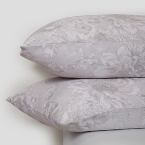 Ζεύγος Μαξιλαροθήκες (50x70) Naf-Naf Diamond 253 Pearl Grey