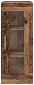 vidaXL Επιτοίχιο ντουλάπι Παλιό Ξύλο 34,5 x 34 x 90 εκ.