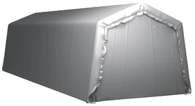 vidaXL Τέντα Αποθήκευσης Γκρι 300 x 900 εκ. Ατσάλινη