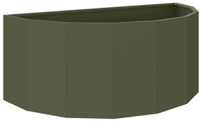 vidaXL Γλάστρα Ελιά Πράσινη 90 x 45 x 35 cm Ατσάλι