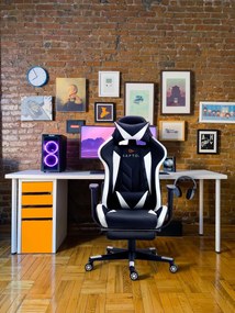 Καρέκλα Gaming Raptor Stellar-Leuko