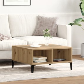 vidaXL Τραπέζι Σαλονιού Artisan Oak 60x60x30 εκ Επεξεργασμένο Ξύλο