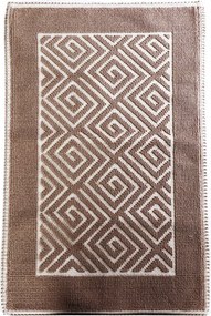 LABYRINTH BROWN ΧΑΛΙ 90% COTTON/10% POLYESTER 140Χ200ΕΚ