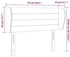 ΚΕΦΑΛΑΡΙ ΜΕ ΠΤΕΡΥΓΙΑ TAUPE 93X23X78/88 ΕΚ. ΥΦΑΣΜΑΤΙΝΟ 3117270