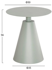 Σετ Κήπου Σαλόνι OREGO 3 τεμ. C21106.06 Αλουμίνιο σε Φυστικί χρώμα 58x55x83 εκ.