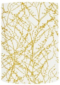 Καπέλο Φωτιστικού 1xE27 Ώχρα Κλαδιά Λινό Branches SH101022-F Ebb&amp;Flow-SH101022-F-Λευκό-Χρυσό SH101022-F