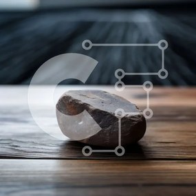 Intra Συλλεκτικό Ξύλινο Παζλ Plywood  4mm - Μικρός βράχος σε ξύλινο τραπέζι Σε Ξύλινο Κουτί - Διαστάσεις: 10x10 cm – 25 κομμάτια