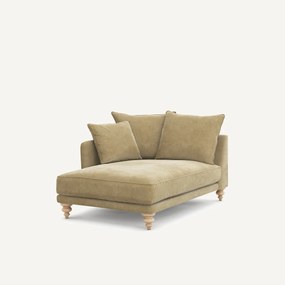 Ανάκλιντρο από βελούδο stonewashed, Lazare