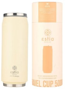 ESTIA ΘΕΡΜΟΣ TRAVEL CUP SAVE THE AEGEAN 500ml LILY WHITE
