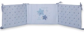 Πάντα Κούνιας Explore The Universe 60+67+60X40 Light Blue Nef-Nef Homeware Βαμβάκι-Πολυέστερ