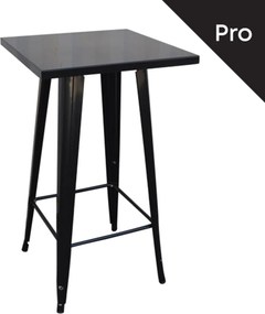 RELIX Τραπέζι Bar-Pro, Μέταλλο Βαφή Antique Black   1τμχ