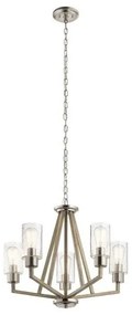 Πολυέλαιος Κρεμαστό Φωτιστικό 5xE27 Deryn Elstead Lighting-KL-DERYN5-DAG-Γκρι KL-DERYN5-DAG