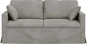 vidaXL Καναπές Ανοιχτό γκρι