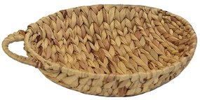 Διακοσμητικός Δίσκος 00.06.68522 Φ28x8cm Natural Hydrohyacinth
