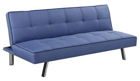 Καναπές Κρεβάτι KAPPA Μπλε Ύφασμα