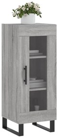 vidaXL Ντουλάπι Γκρι Sonoma 34,5x34x90 εκ. από Επεξεργασμένο Ξύλο